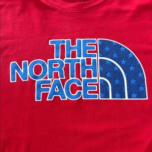 The North Face Red USA Box Graphic Stars Men’s Short sleeved T-Shirt XL